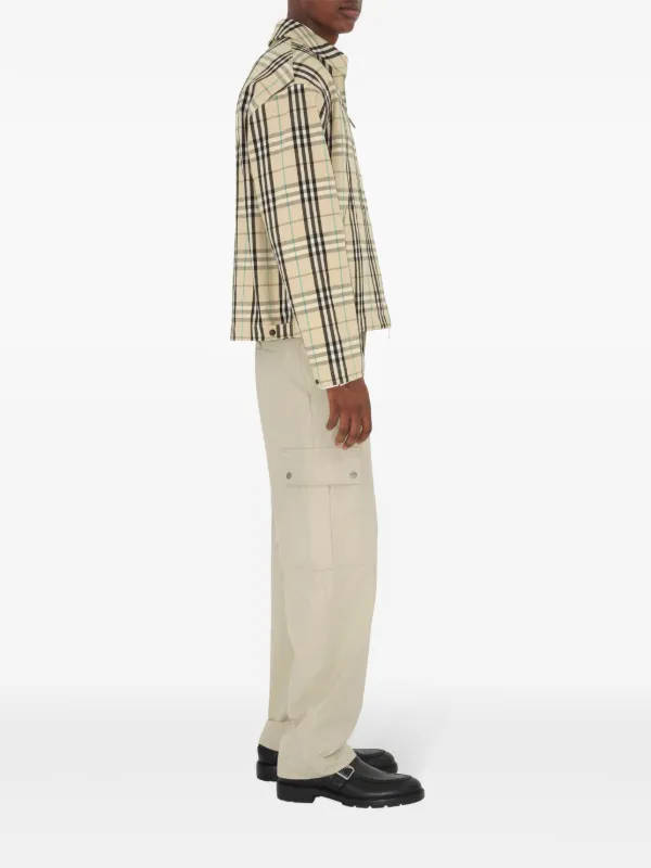 Burberry Vintage Check Cotton Jacket | Neutrals | FARFETCH