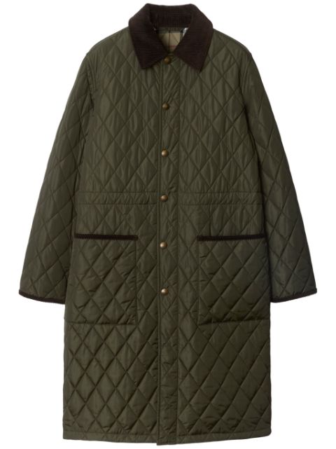 Burberry quilted car coat Women