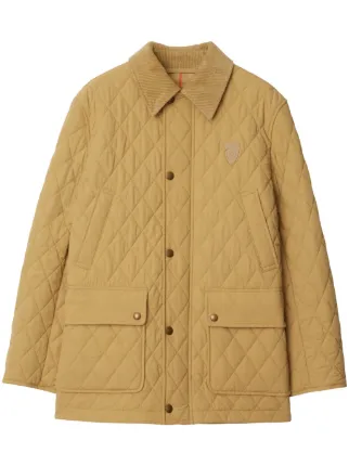 Burberry diamond-quilted Jacket | Neutrals | FARFETCH