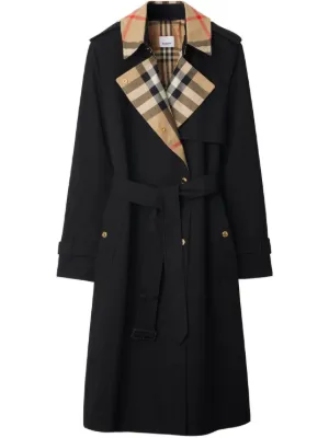 定価60万程24FW Burberryバーバリー チェック トレンチコート burberry/バーバリー通販 | ロング チェックカラー トレンチコート