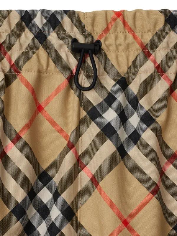【関税＆送料込み】Burberry Vintage Check-Pattern Shorts Burberry Vintage Check Silk Shorts | Neutrals | FARFETCH