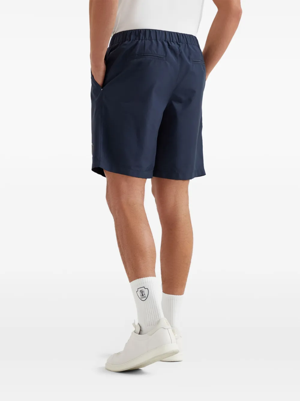 Brunello Cucinelli Nylon bermuda shorts Blauw