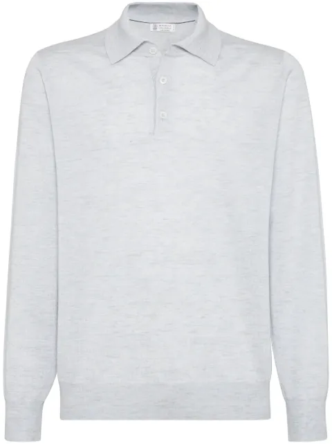 Brunello Cucinelli knitted polo shirt