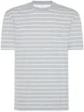 Brunello Cucinelli striped T-shirt - Grey