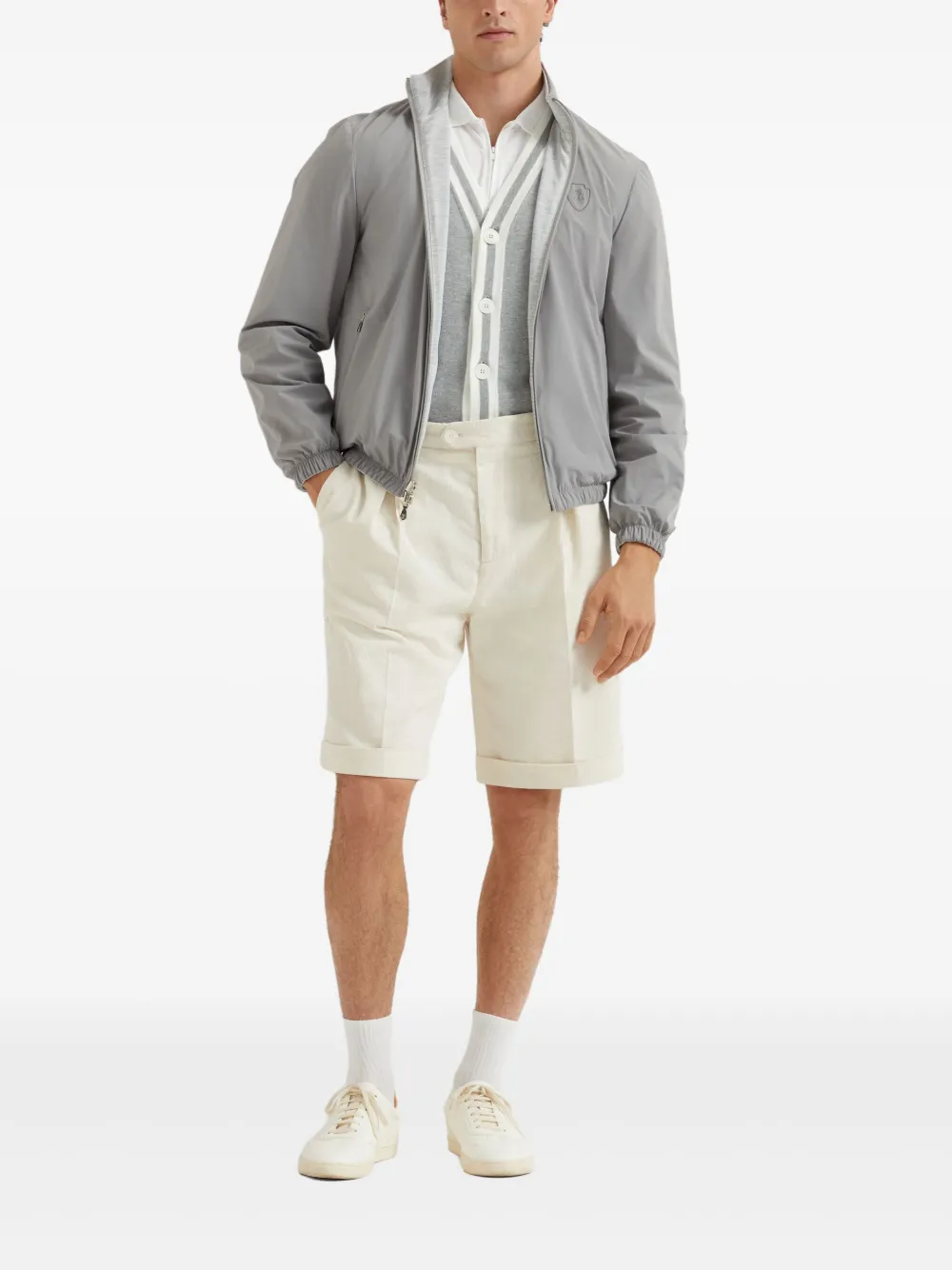 Brunello Cucinelli badge-detail jacket | Sport Jackets & Windbreakers | Image 2