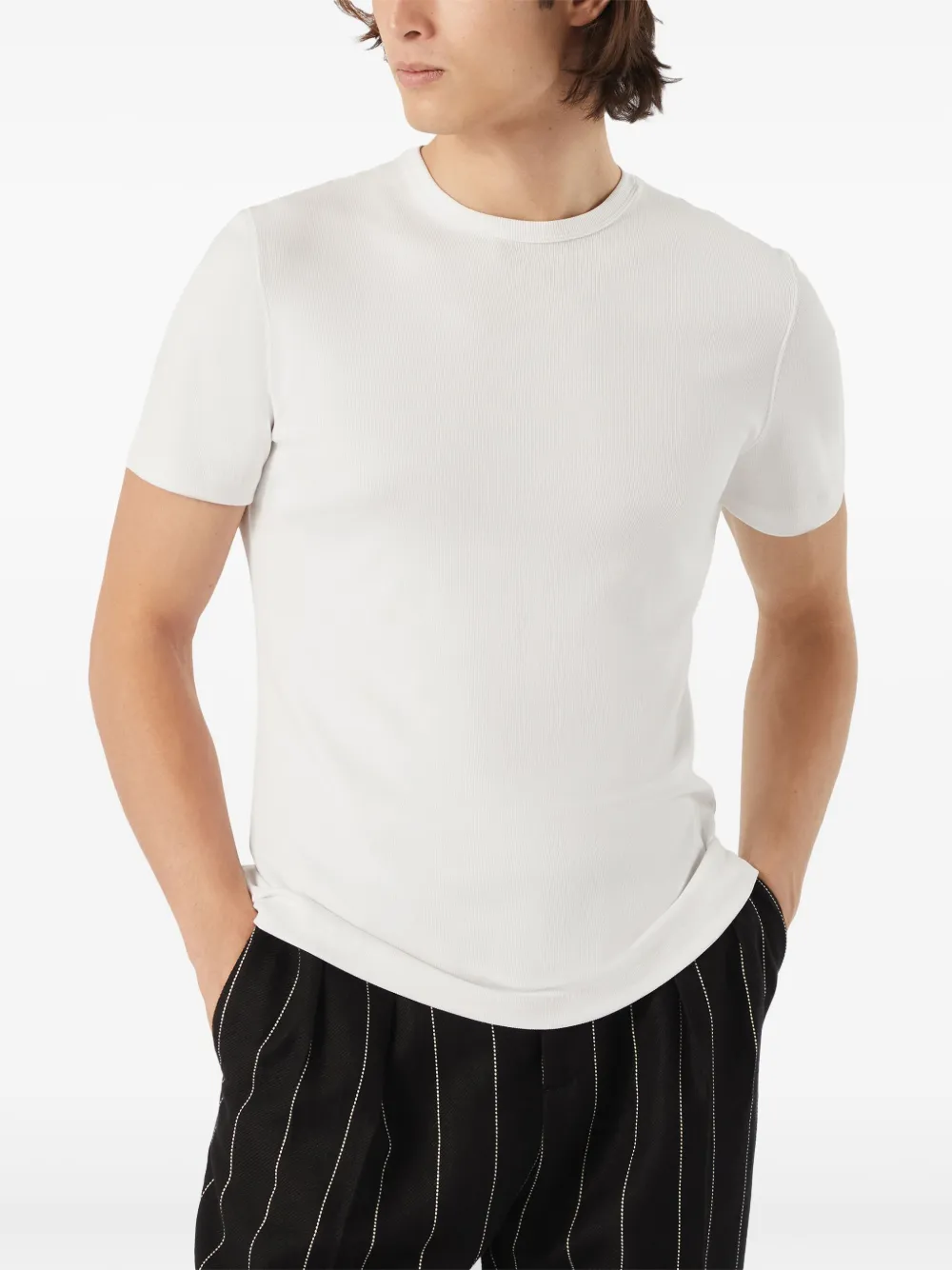 Brunello Cucinelli T-shirt met korte mouwen Wit