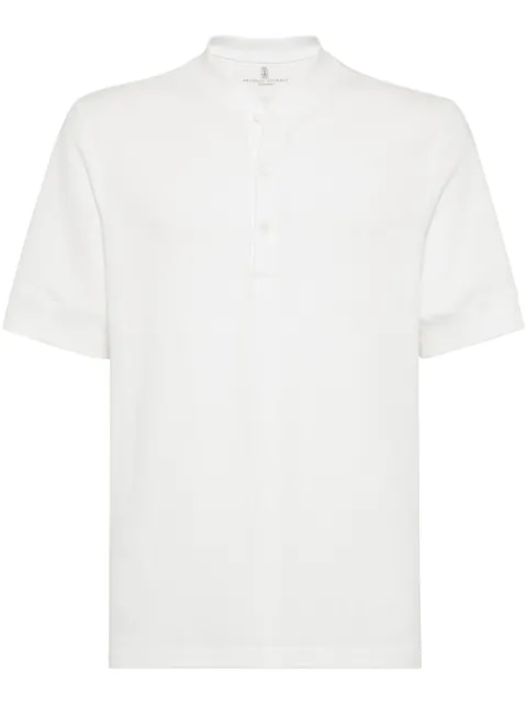 Brunello Cucinelli short-sleeved polo shirt