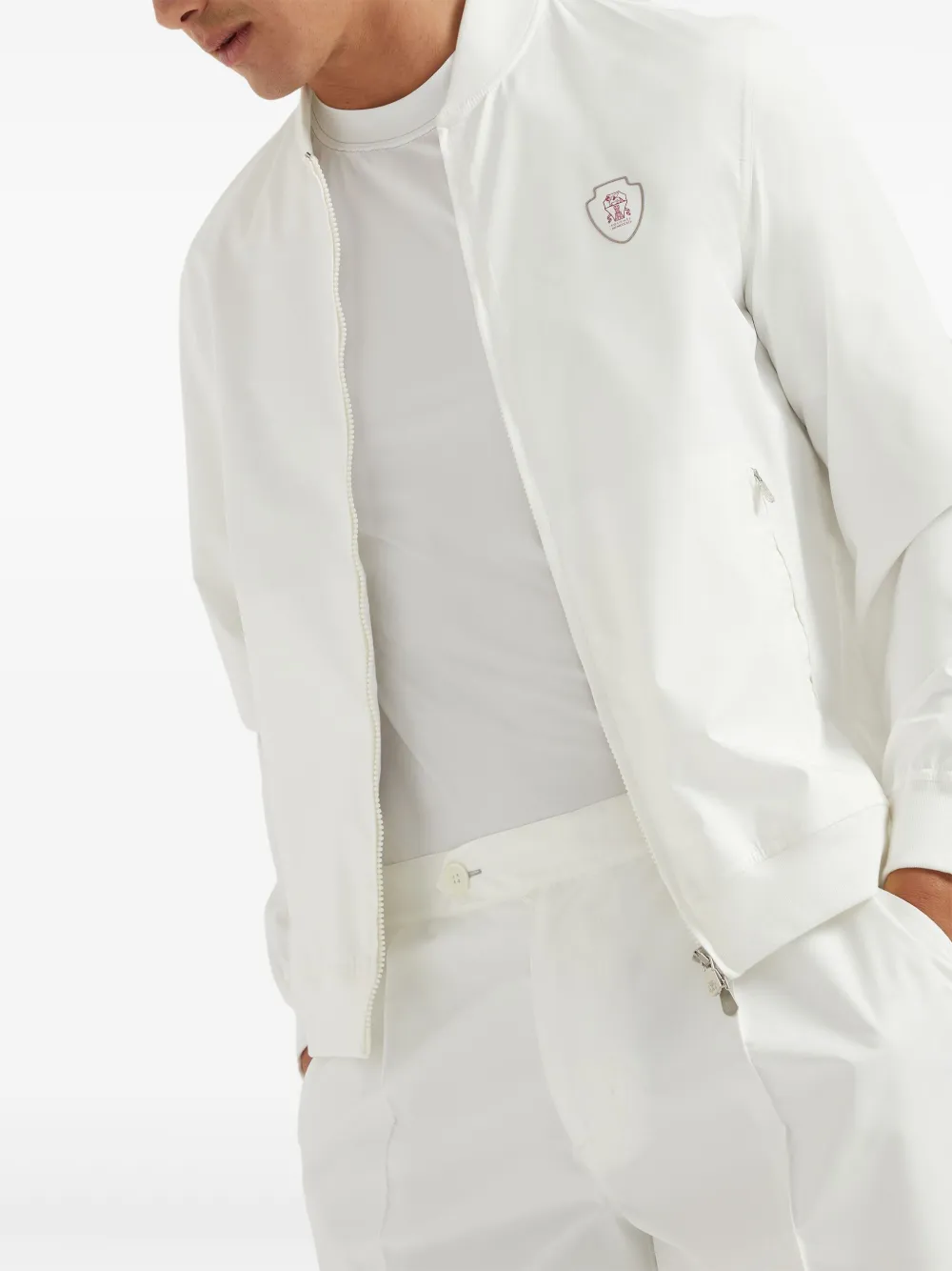 Brunello Cucinelli Nylon sweater Wit