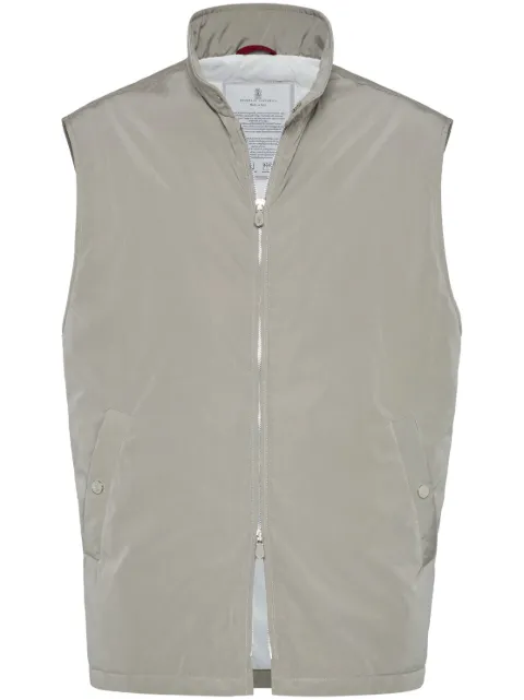 Brunello Cucinelli chaleco impermeable
