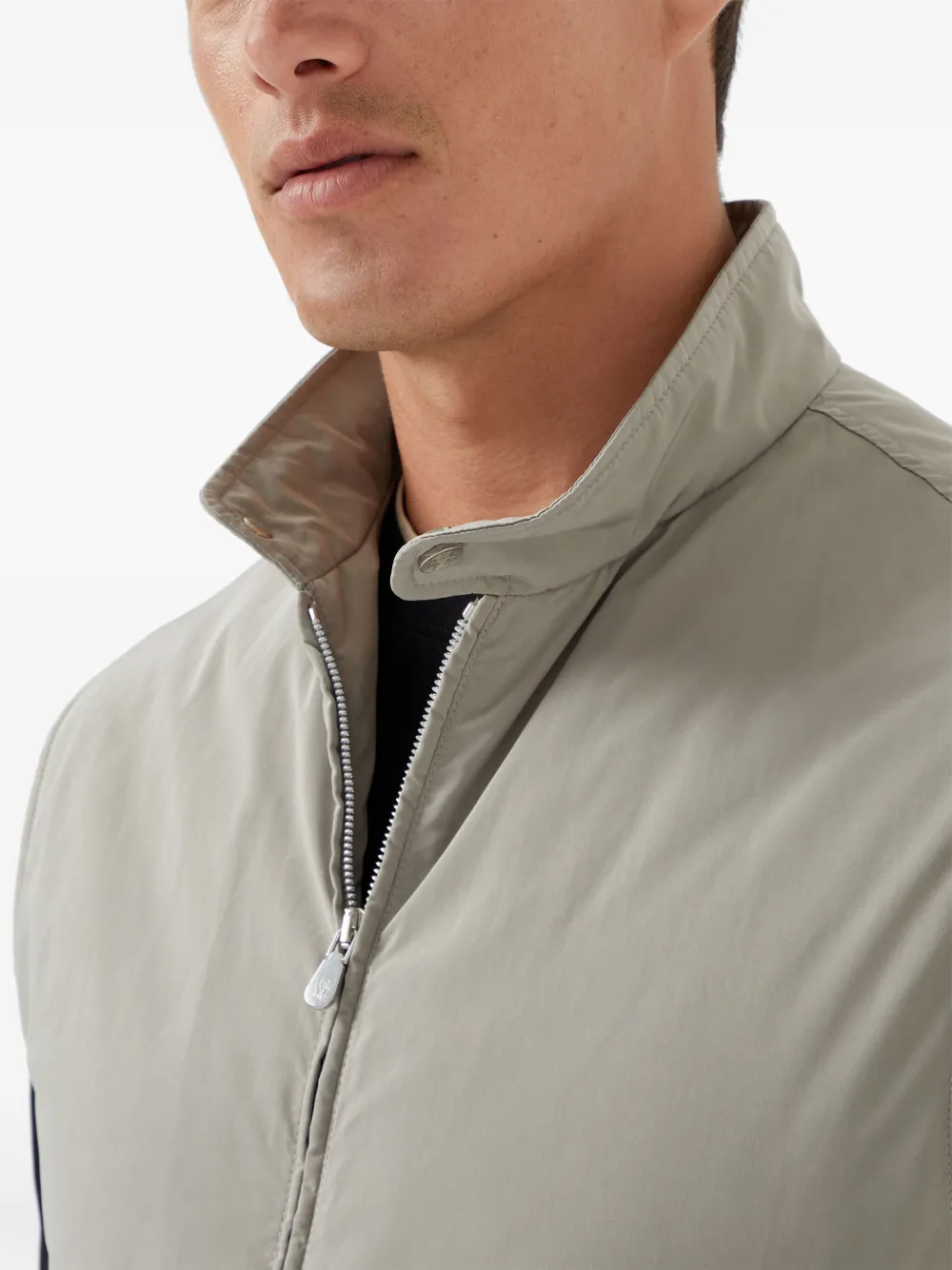 Brunello Cucinelli Waterafstotend jack Grijs