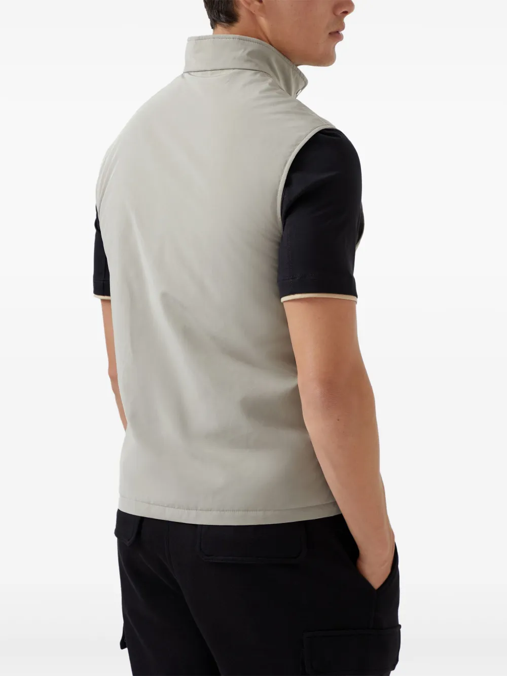 Brunello Cucinelli Waterafstotend jack Grijs