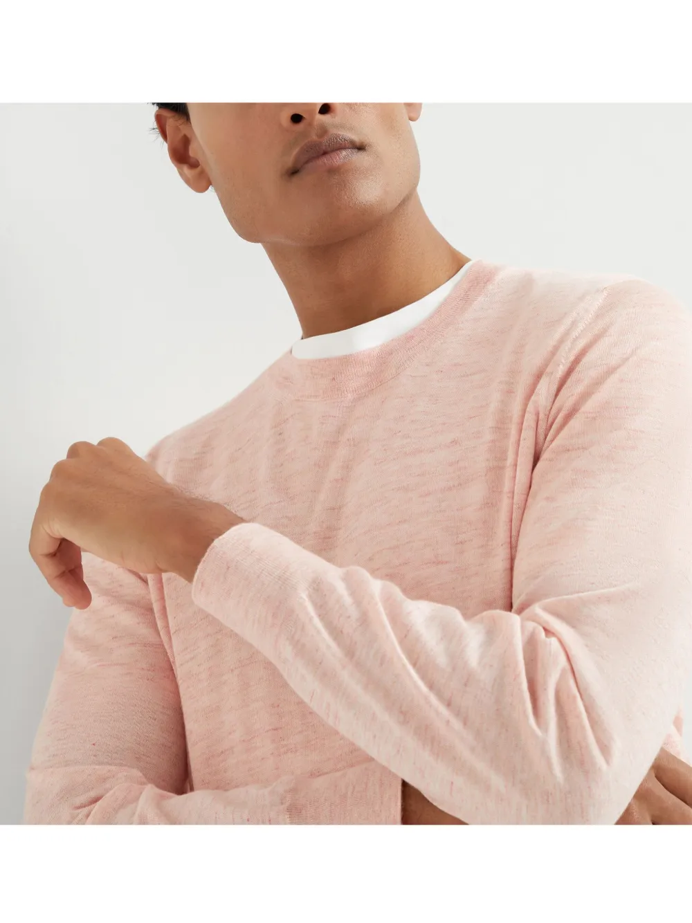 Brunello Cucinelli Trui met ronde hals Roze