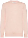 Brunello Cucinelli crew-neck sweater - Pink