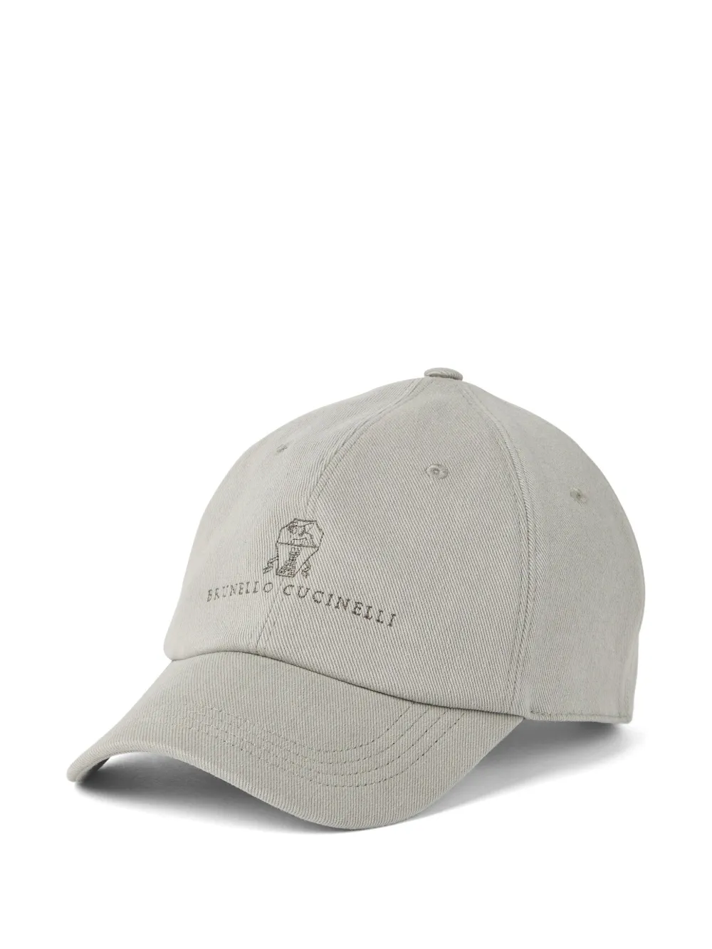 Brunello Cucinelli gorra con logo | gris | Image 1