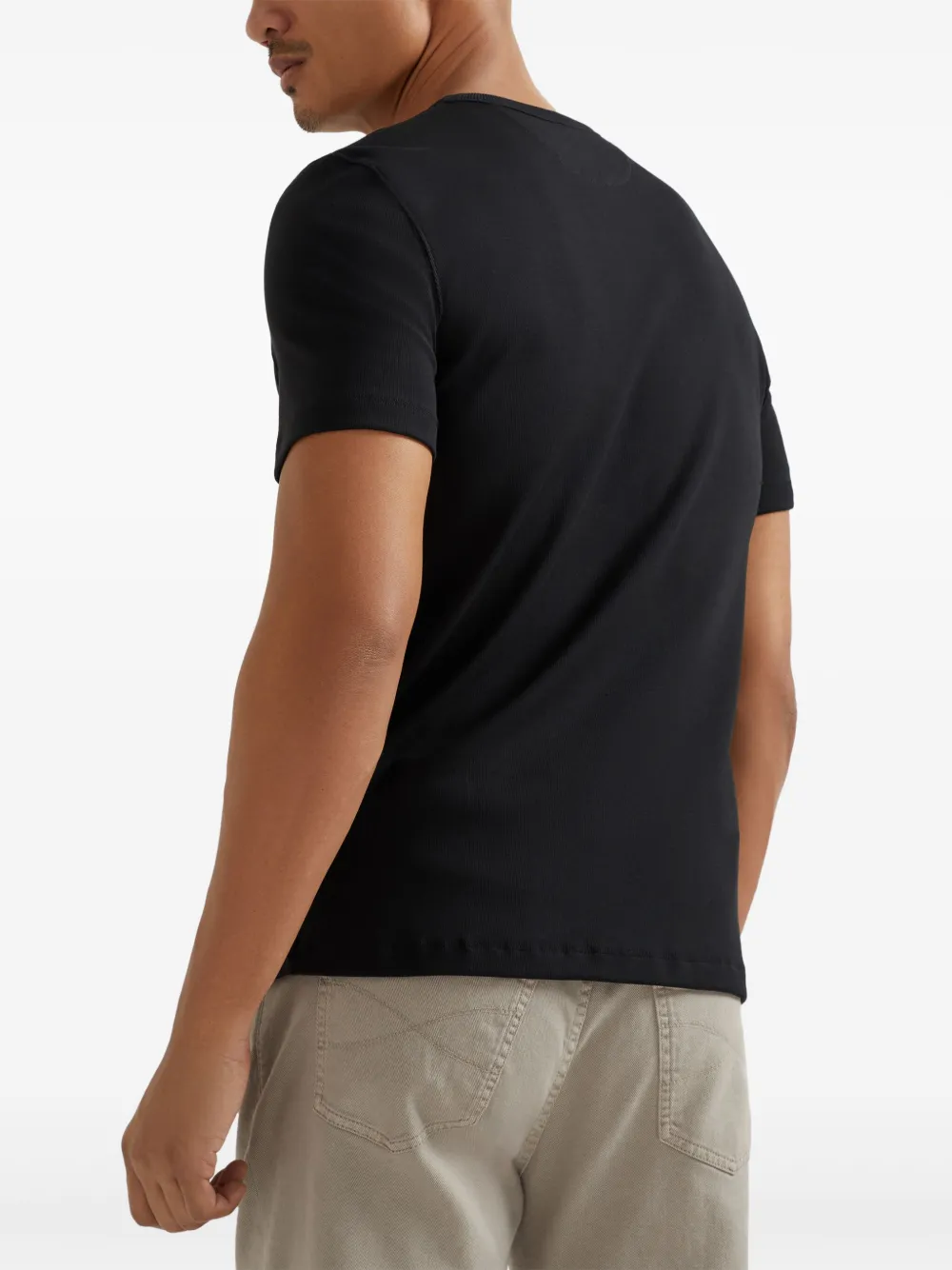 Brunello Cucinelli T-shirt met korte mouwen Zwart
