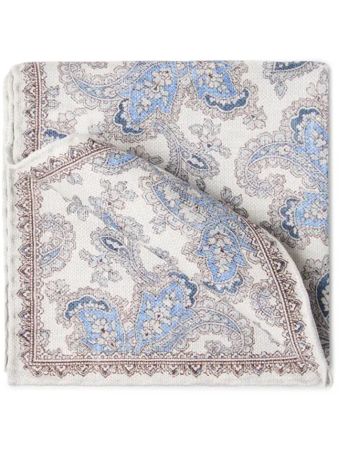 Brunello Cucinelli double-face pocket square