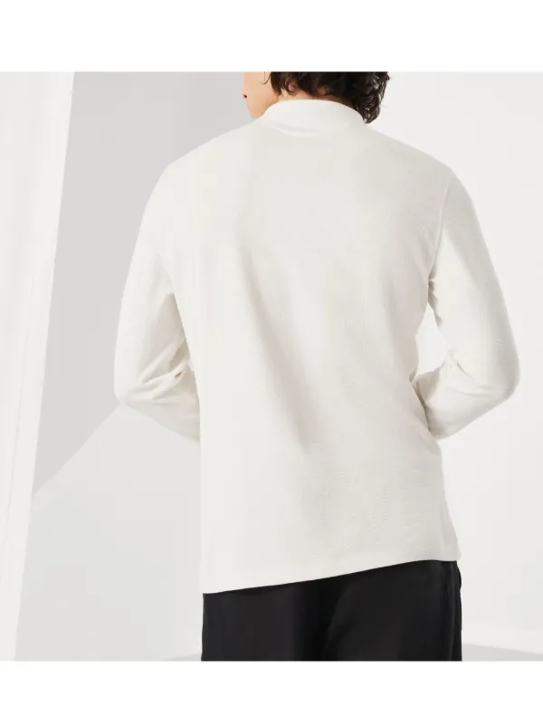 Brunello Cucinelli ヘンリーネック ロングTシャツ | ホワイト