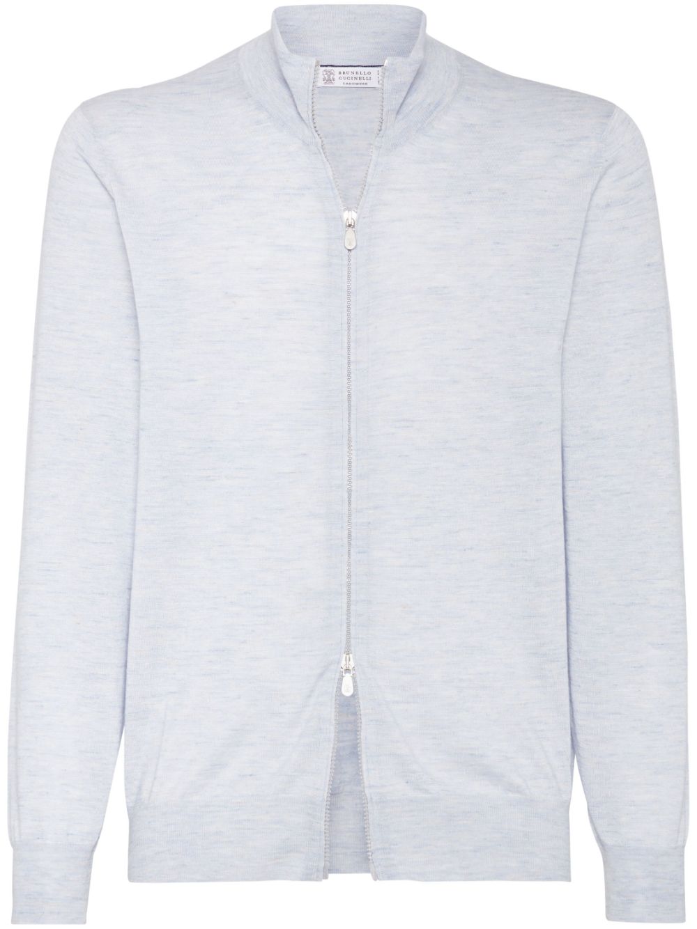 Brunello Cucinelli zipped cardigan - Blue