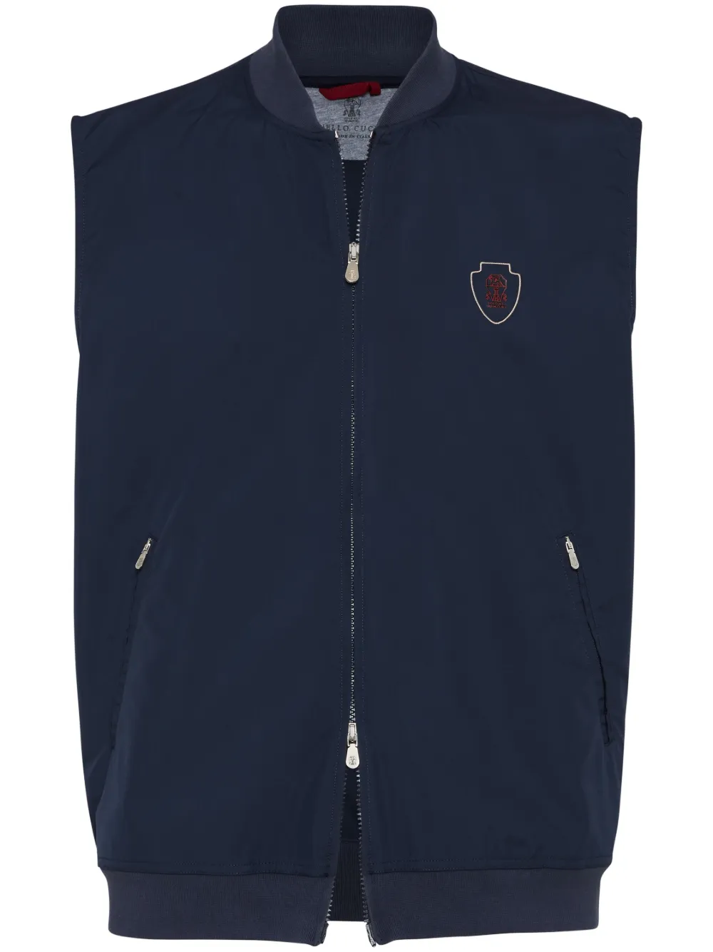 Brunello Cucinelli Nylon vest | Blue | Image 1