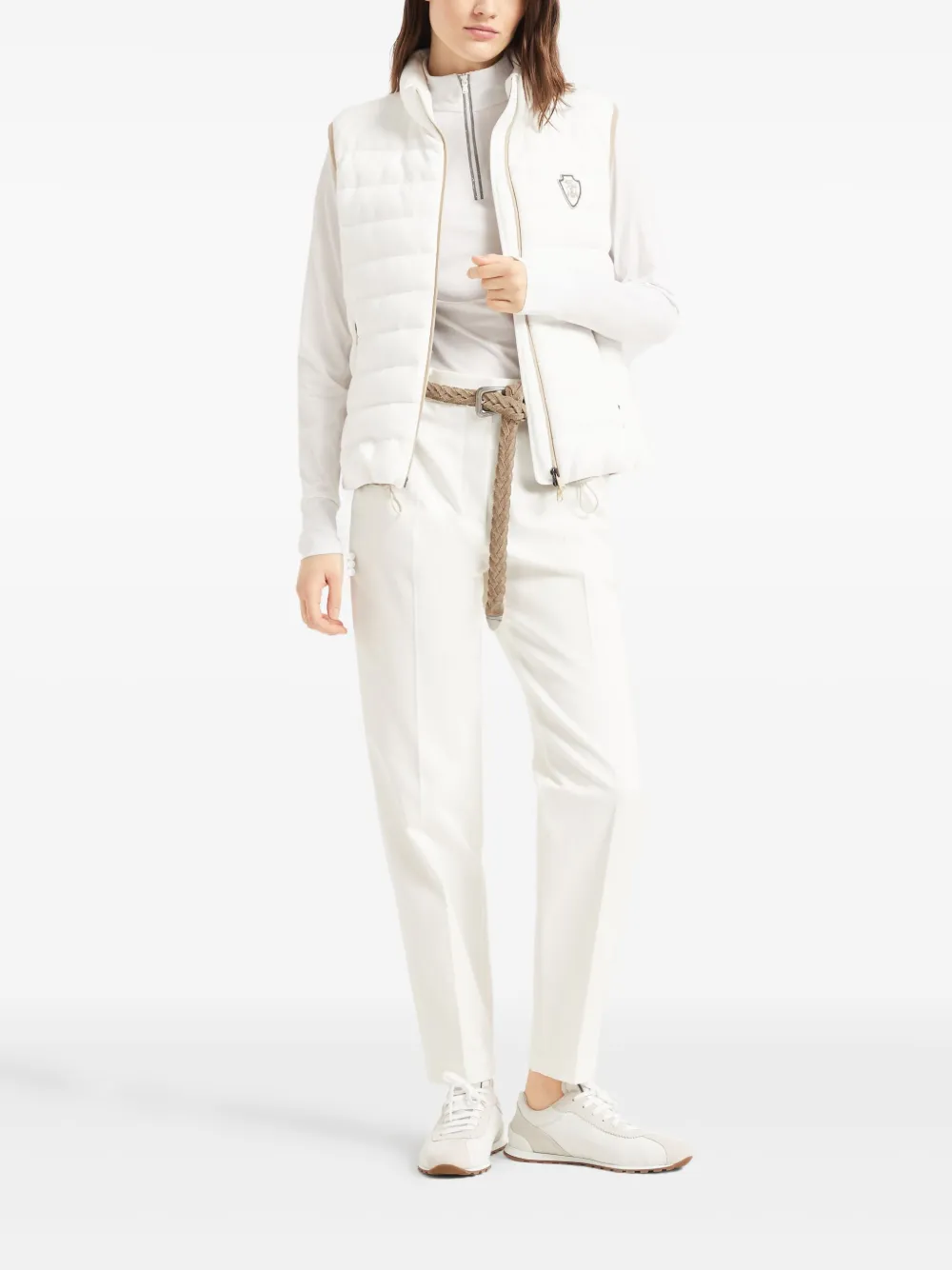 Brunello Cucinelli logo-patch jersey | T-Shirts & Jersey Shirts | Image 2