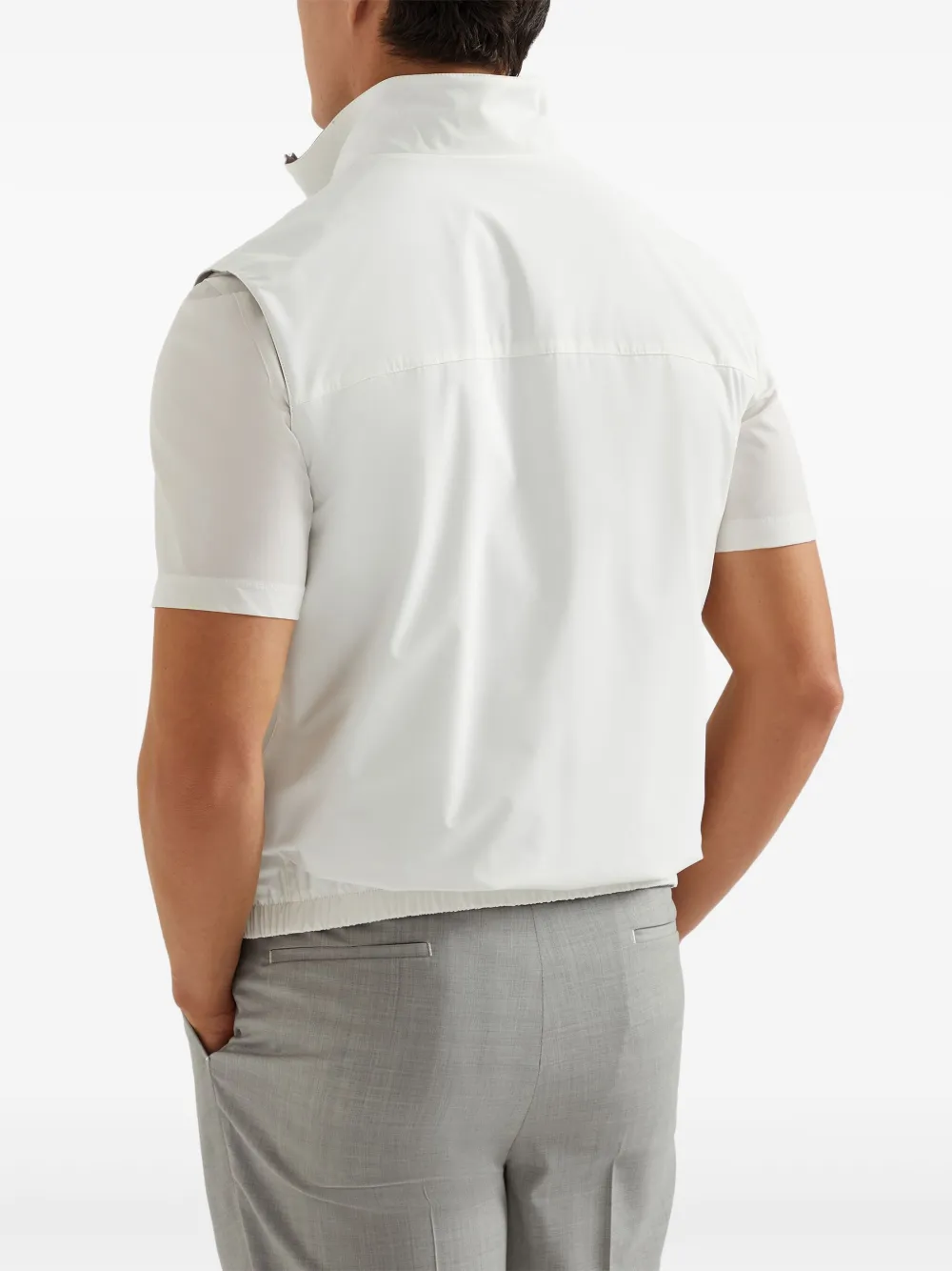 Brunello Cucinelli Omkeerbare spencer Wit