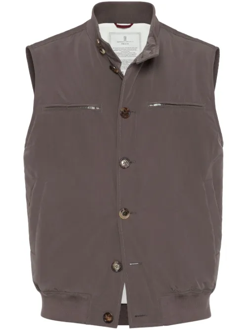 Gilet à boutonnière - Brunello Cucinelli - Modalova
