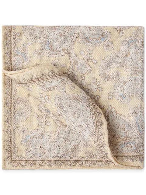 Brunello Cucinelli double-face pocket square