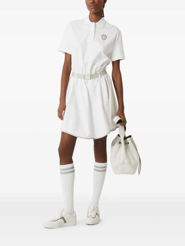 Brunello Cucinelli Women's Mini Dress - White - Mini Dresses