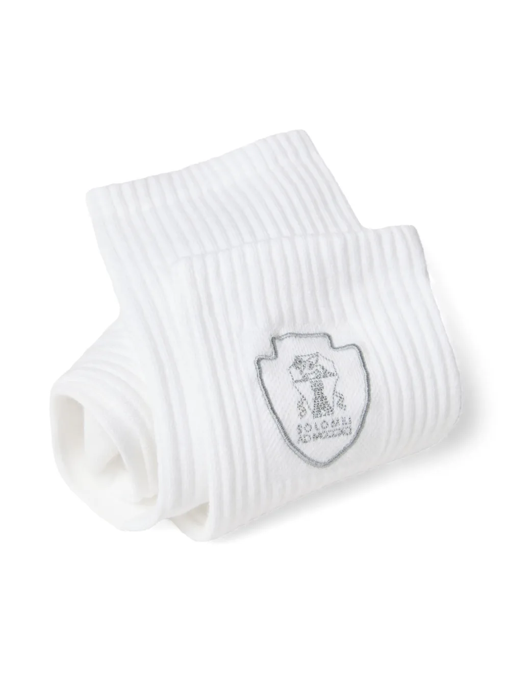 Brunello Cucinelli Sokken met geborduurd logo Wit