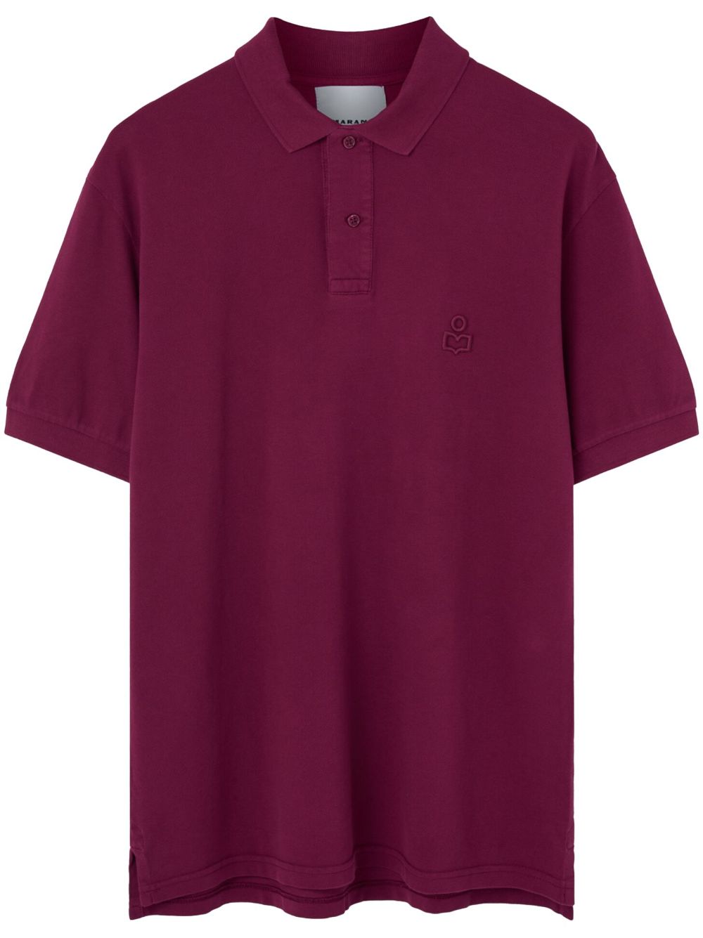 MARANT logo-embroidered polo shirt