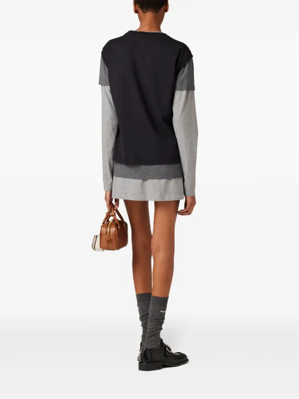 Miu Miu ジャージー Tシャツ セット | ブラック | FARFETCH JP