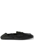 Miu Miu embossed-logo loafers - Black