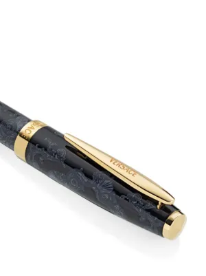 Aspinal Luxury Engraved Pens Regent Ballpoint Pen In 23ct Gold