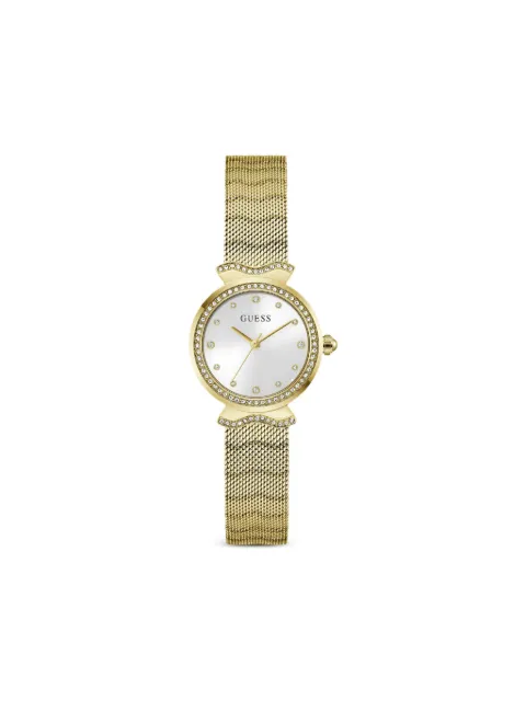 GUESS USA crystal-embellished 33mm