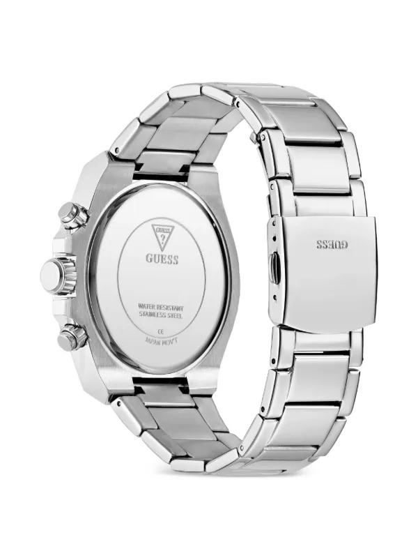 GUESS USA crystal-embellished 47mm Watch | Silver | FARFETCH EG