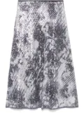 DVF Diane von Furstenberg Araminta midi skirt - Black