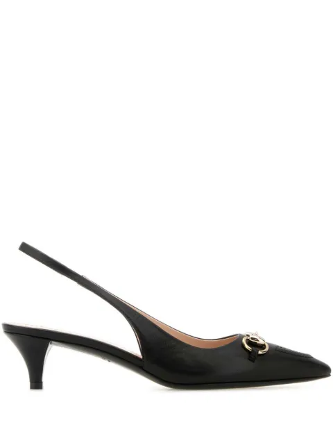 Gucci 45mm leather pumps