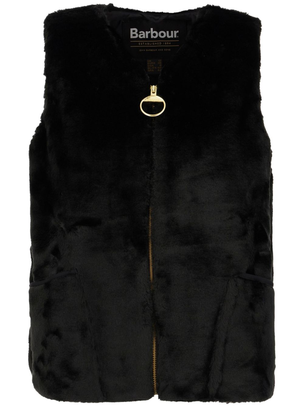 faux-fur gilet