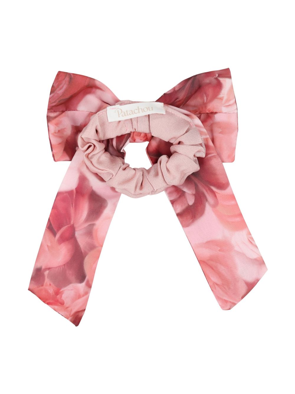 Patachou bow scrunchie - Pink