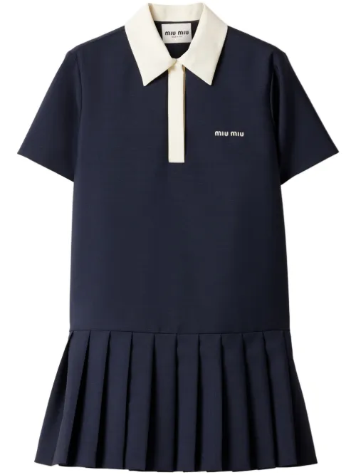 Miu Miu robe courte Kid - Bleu - Miu Miu - Modalova
