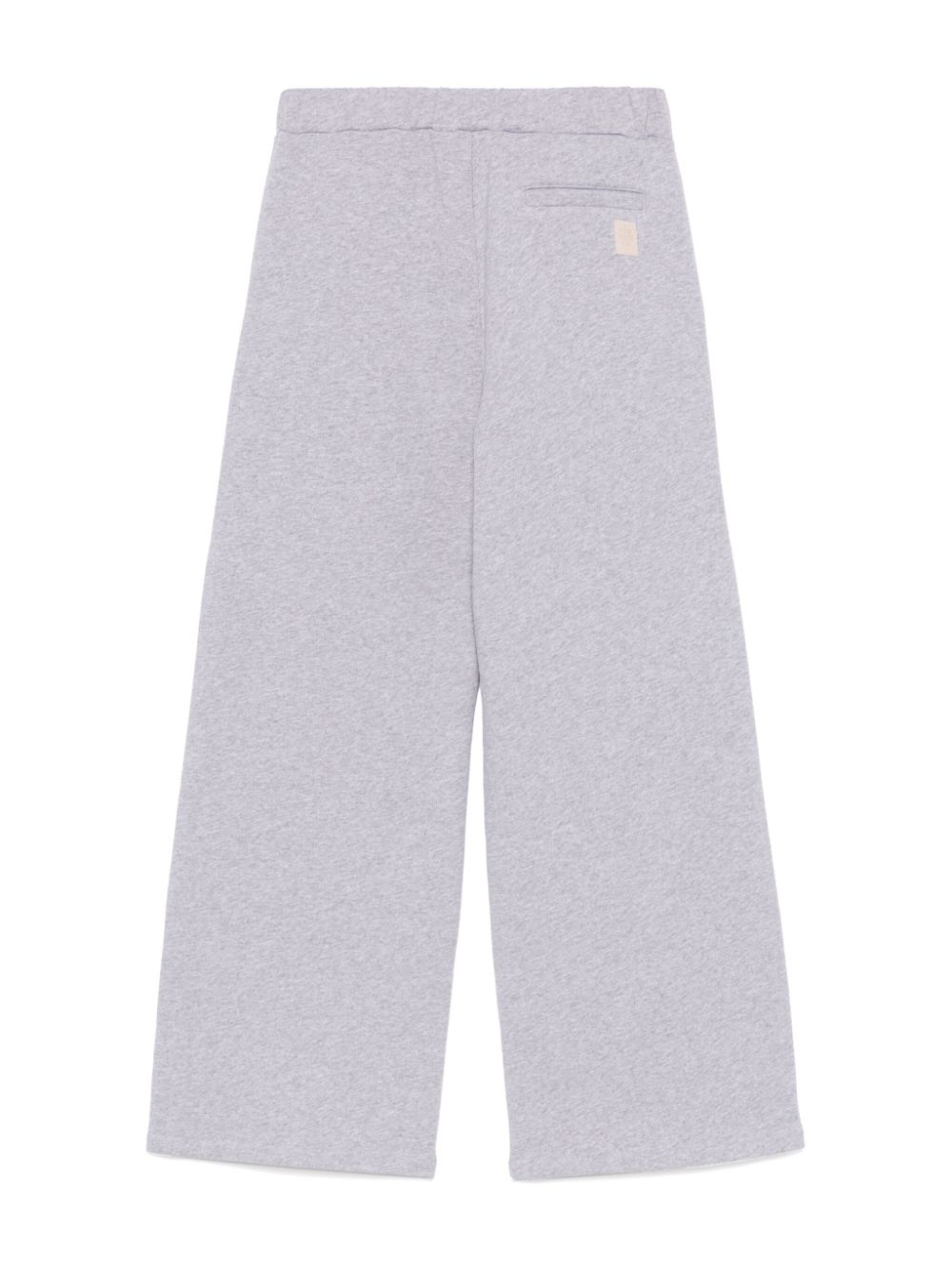 Eleventy Kids wide-leg trousers - Grijs