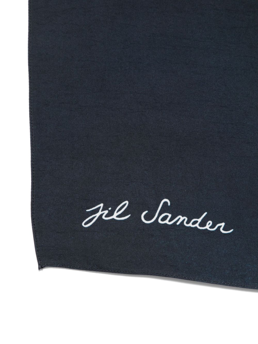 Jil Sander ombré-effect scarf - Blauw