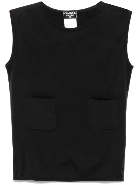 CHANEL Pre-Owned 1998 Sleeveless Top