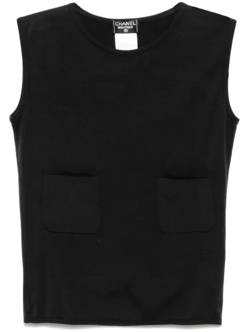 Haut sans manches (1998) - CHANEL Pre-Owned - Modalova