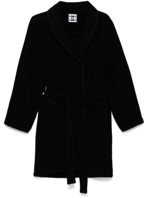 CHANEL 2009 belted bathrobe style coat Women