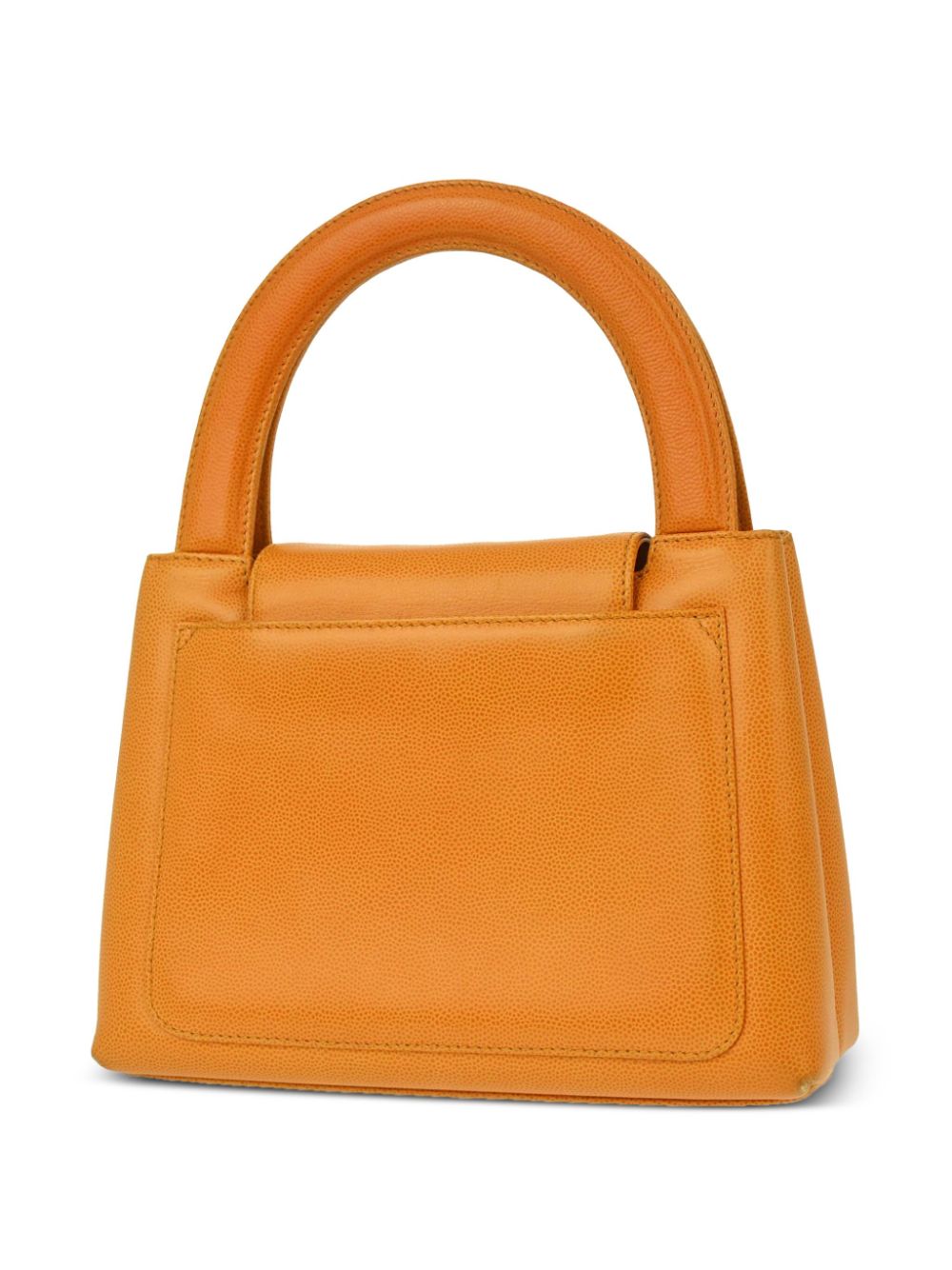 CHANEL Pre-Owned 1998 CC leren handtas - Oranje