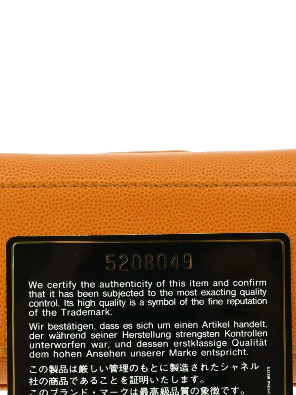 CHANEL Pre-Owned 1998 top-handle Bag | Orange | FARFETCH