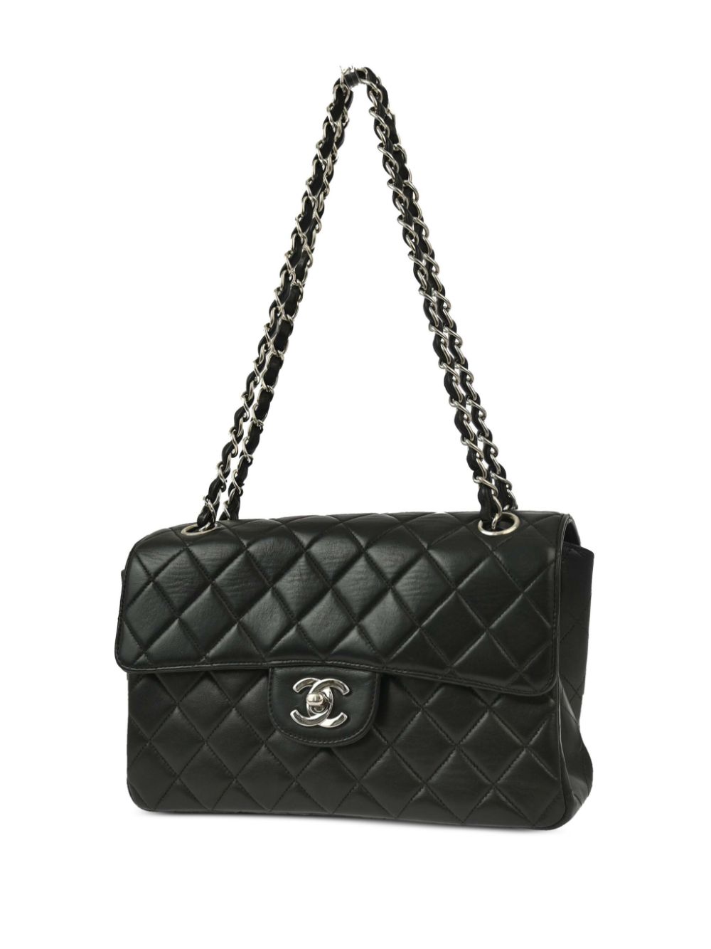 Affordable HOT SALE CHANEL 1997 Double Sided Classic Flap shoulder bag Women