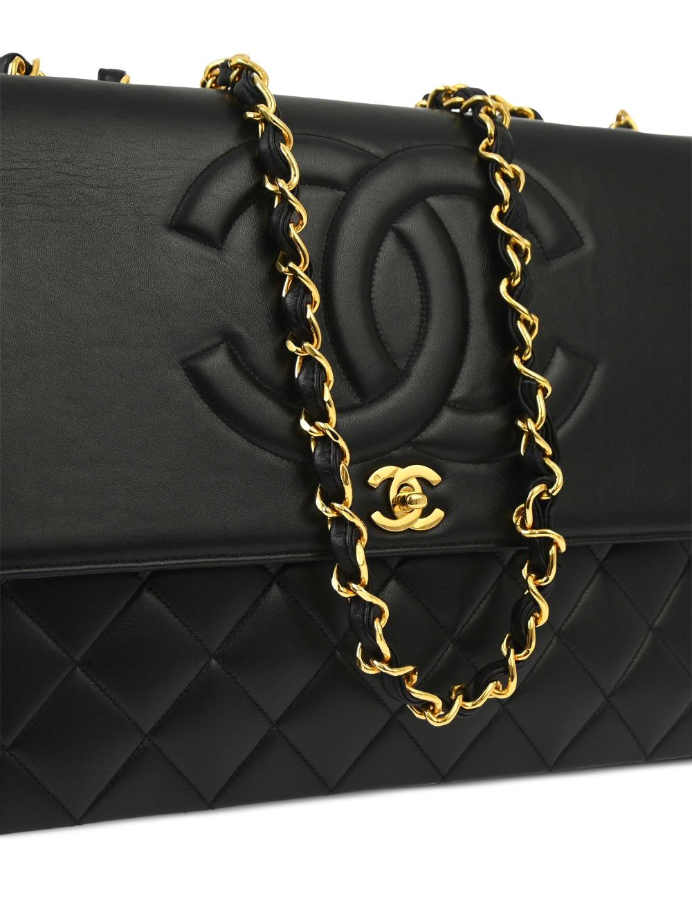 Cheap HOT SALE CHANEL 1992 large Classic Flap shoulder bag Women