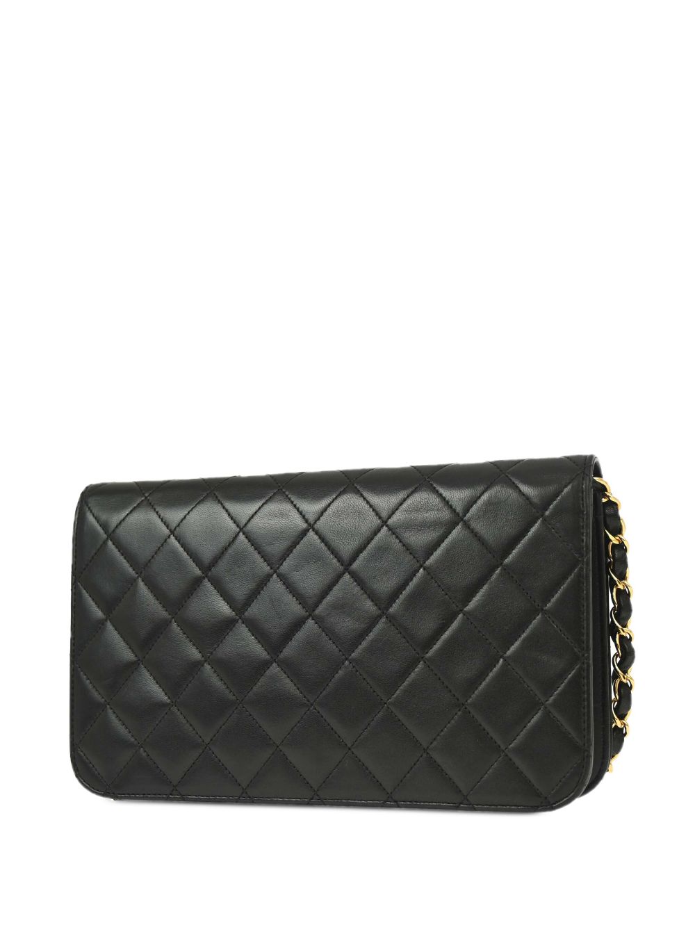 CHANEL Pre-Owned 2003 Flap Double Flap schoudertas - Zwart